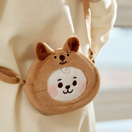 BT21 - BABY FLUFFY FACE DOLL CROSS BAG