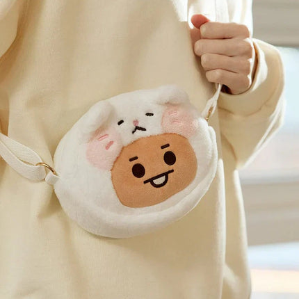 BT21 - BABY FLUFFY FACE DOLL CROSS BAG