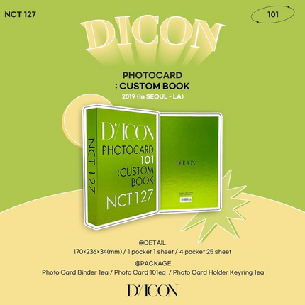 DEOKWON DICON PHOTOCARD CUSTOM BOOK