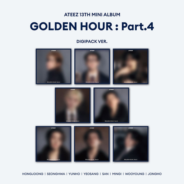 ATEEZ - GOLDEN HOUR : PART.4 MINI 13TH ALBUM DIGIPACK RANDOM - COKODIVE