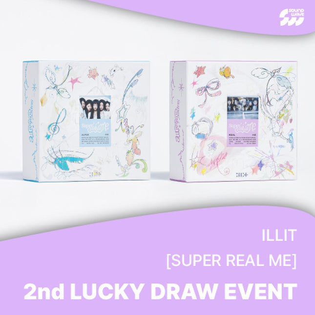 ILLIT - SUPER REAL ME 1ST MINI ALBUM 2ND LUCKY DRAW EVENT SOUNDWAVE SET - COKODIVE