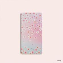 BT21 - CHERRY BLOSSOM LEATHER PATCH PASSPORT COVER L RJ - COKODIVE