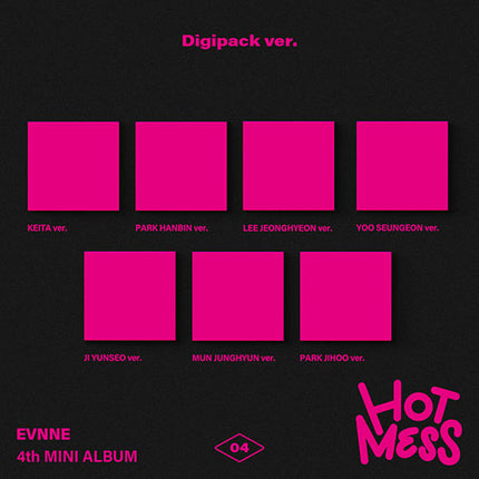 EVNNE - HOT MESS 4TH MINI ALBUM DIGIPACK VER SET - COKODIVE