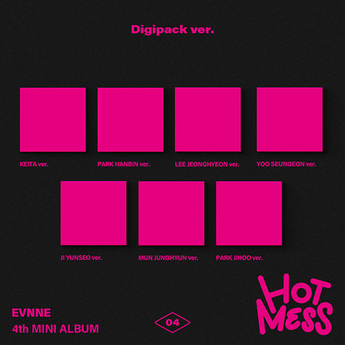 EVNNE - HOT MESS 4TH MINI ALBUM DIGIPACK VER RANDOM - COKODIVE