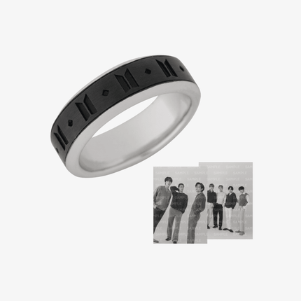 BTS - POP UP : MONOCHROME OFFICIAL MD RING (BLACK) - COKODIVE
