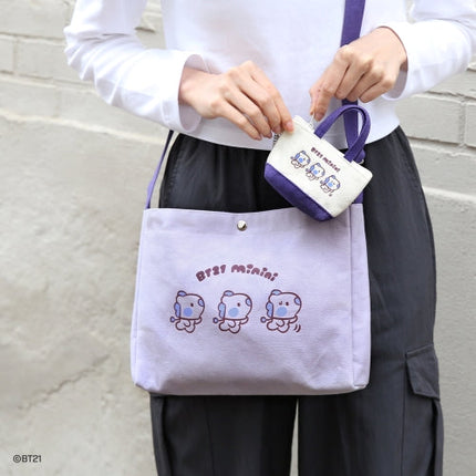 BT21 MININI CANVAS BAG AND POUCH - COKODIVE