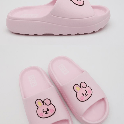 HAPPY FUR CHARACTER MD BT21 BABY JOY SLIPPERS