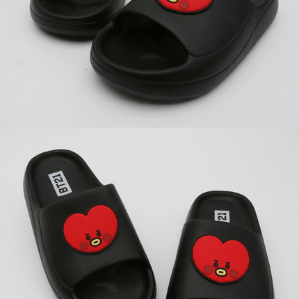 HAPPY FUR CHARACTER MD BT21 BABY JOY SLIPPERS