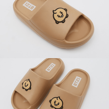 HAPPY FUR CHARACTER MD BT21 BABY JOY SLIPPERS