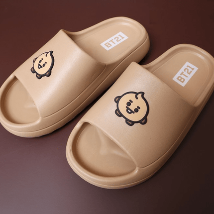 HAPPY FUR CHARACTER MD SHOOKY / 230 BT21 BABY JOY SLIPPERS