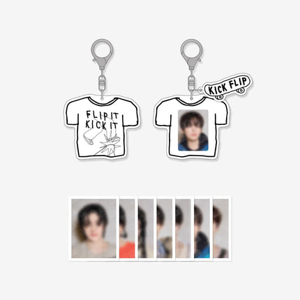 KICKFLIP - FLIP IT, KICK IT! POP-UP STORE OFFIAL MD ID PHOTO HOLDER KEYRING - COKODIVE