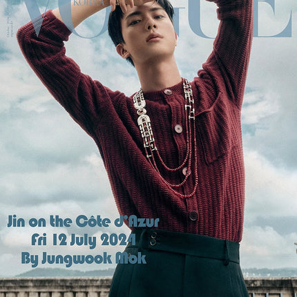 BTS JIN - VOGUE 2024 OCTOBER ISSUE A COVER - COKODIVE