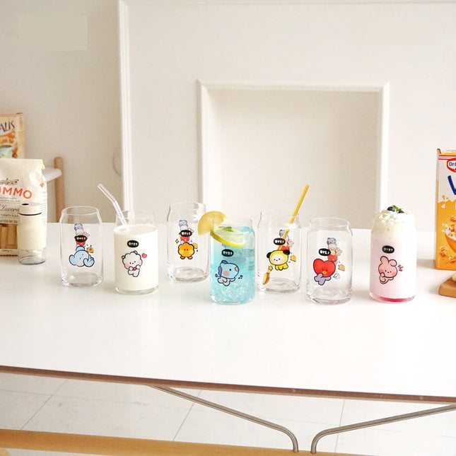 LINE FRIENDS CHARACTER MD BT21 MININI GLASS CUP