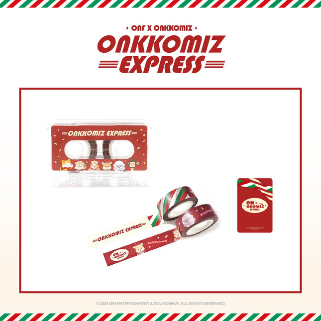 ONF - ONKKOMIZ EXPRESS ONF X ONKKOMIZ POP UP STORE OFFICIAL MD MASKING TAPE DISPENSER SET - COKODIVE