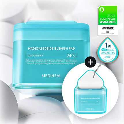 MEDIHEAL MADECASSOSIDE BLEMIS PAD 100 PADS DOUBLE PACK - COKODIVE