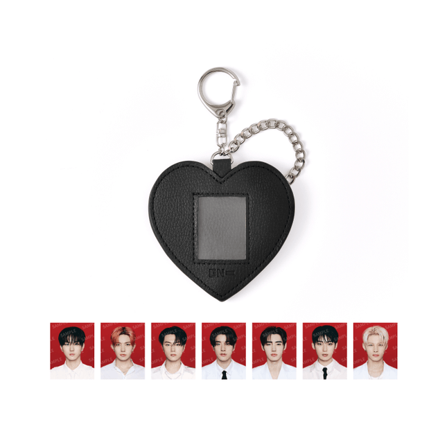 ENHYPEN - WALK THE LINE : FINAL WORLD TOUR OFFICIAL MD MINI PHOTO HOLDER LEATHER KEYRING - COKODIVE