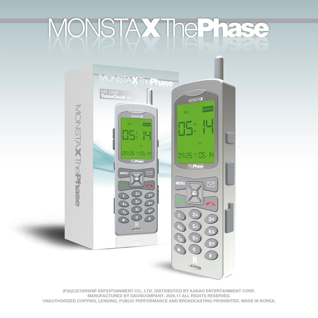 MONSTA X - THE PHASE EP ALBUM MX-0514 TABLE CLOCK VER - COKODIVE