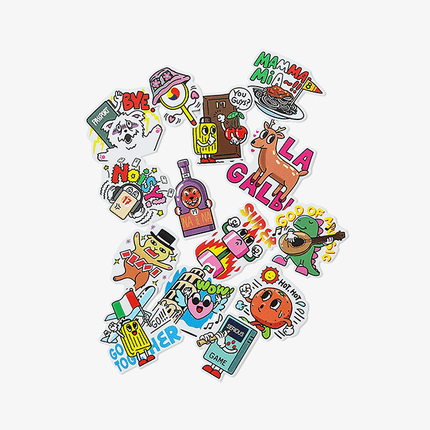 SEVENTEEN - NANA BNB WITH SEVENTEEN OFFICIAL MD NANATOUR STICKER PACK (14 PCS) - COKODIVE