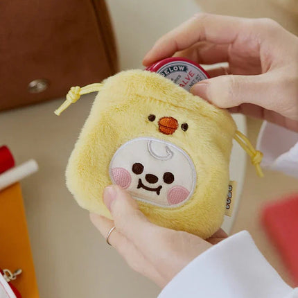 BT21 - BABY FLUFFY STRING MINI BAG CHARM POUCH - COKODIVE