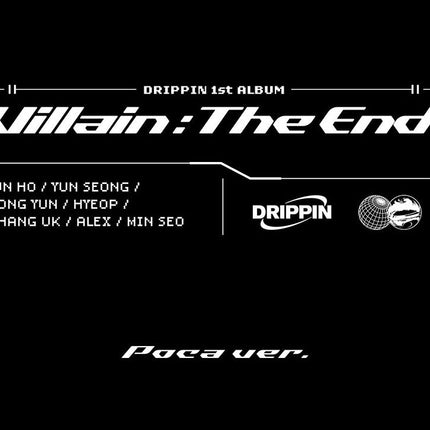 [PR] Apple Music ALBUM DRIPPIN - VILLAIN THE END 1ST ALBUM (POCA VER.)