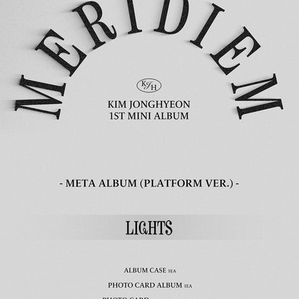 [PR] Apple Music ALBUM KIM JONGHYEON NUEST - MERIDIEM META 1ST MINI ALBUM (PLATFORM VER.)