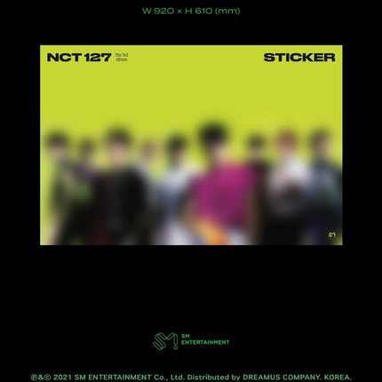 [PR] Apple Music RANDOM COVER [PRE-ORDER] NCT 127 - 3RD FULL ALBUM STICKER STICKY VER.