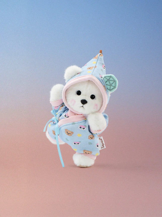 SEVENTEEN BONGBONGEE X TEDDY TALES BONGBONG BEAR SERENITY PAJAMA SET (XS) - COKODIVE
