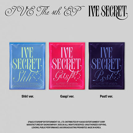 IVE - IVE SECRET 4TH EP ALBUM STANDARD SET - COKODIVE