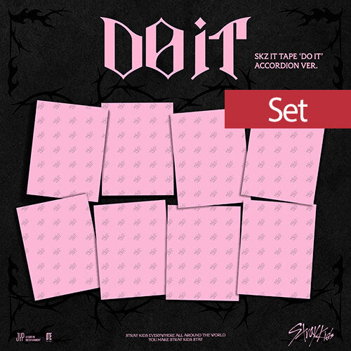 STRAY KIDS - DO IT SKZ IT TAPE ALBUM YES24 GIFT ACCORDION VER SET