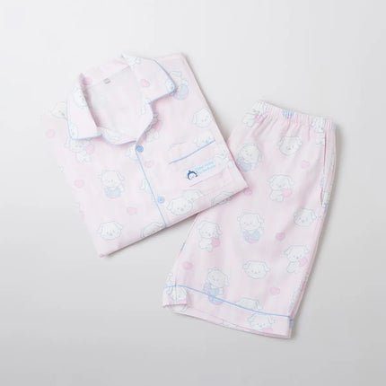 MONMUNGCHI X - SHORT SLEEVE PAJAMAS LIGHT PINK - COKODIVE