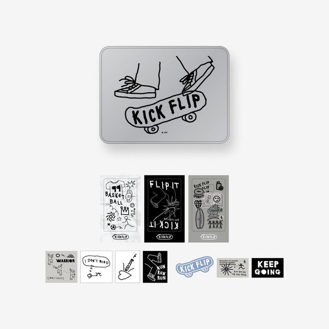 KICKFLIP - FLIP IT, KICK IT! POP-UP STORE OFFIAL MD STICKER PACK - COKODIVE