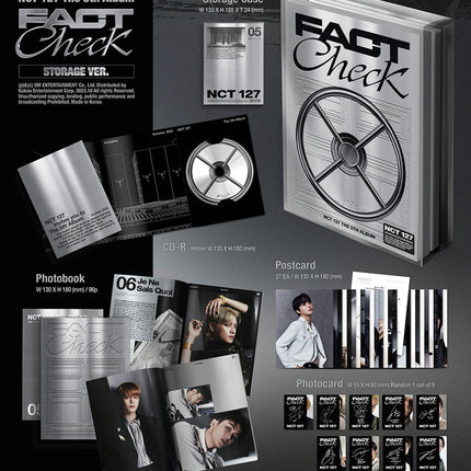 NCT127 - FACT CHECK 5TH FULL ALBUM STORAGE VER. - COKODIVE