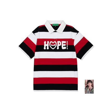 BTS J-HOPE - HOPE ON THE STAGE FINAL OFFICIAL MD STRIPE PK T-SHIRT (MULTI) - COKODIVE