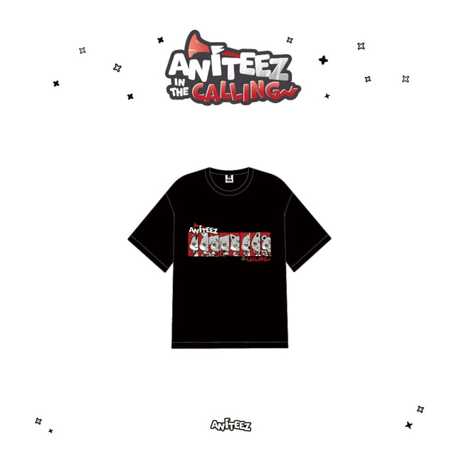 ATEEZ - ANITEEZ IN THE CALLING POP UP OFFICIAL MD T-SHIRTS BLACK - COKODIVE