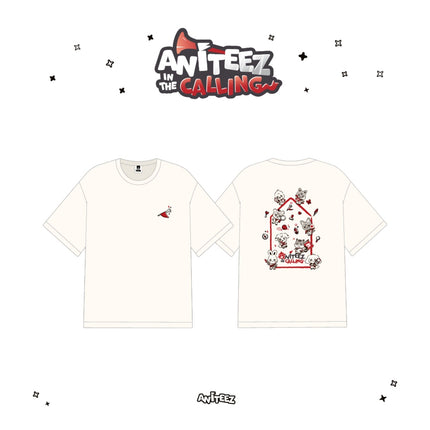 ATEEZ - ANITEEZ IN THE CALLING POP UP OFFICIAL MD T-SHIRTS CREAM - COKODIVE