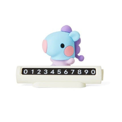 TWS CHARACTER MD BT21 MININI CAR FIGURE PHONE NUMBER PLATE