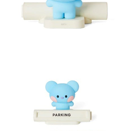 TWS CHARACTER MD BT21 MININI CAR FIGURE PHONE NUMBER PLATE