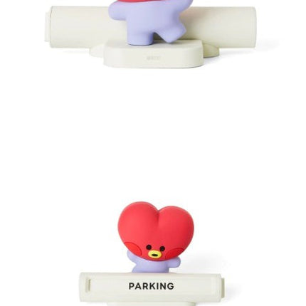 TWS CHARACTER MD BT21 MININI CAR FIGURE PHONE NUMBER PLATE