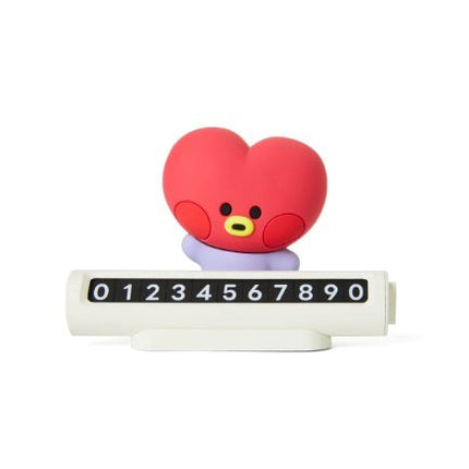 TWS CHARACTER MD TATA BT21 MININI CAR FIGURE PHONE NUMBER PLATE