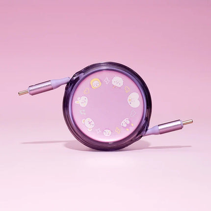 BT21 - COSMIC TRAVEL COLLECTION 100W RETACTABLE USB-C CABLE (THE JOURNEY 90CM) - COKODIVE