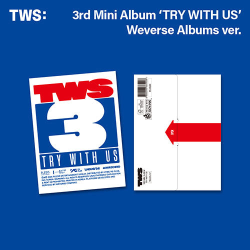 TWS - TRY WITH US 3RD MINI ALBUM WEVERSE ALBUMS VER - COKODIVE