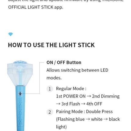 YG SELECT SHOP [PRE-ORDER] TREASURE - OFFICIAL LIGHT STICK