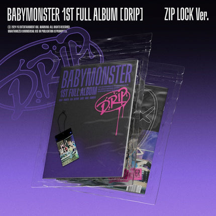 BABY MONSTER - DRIP 1ST ALBUM ZIP LOCK VER