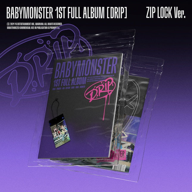 BABY MONSTER - DRIP 1ST ALBUM ZIP LOCK VER - COKODIVE